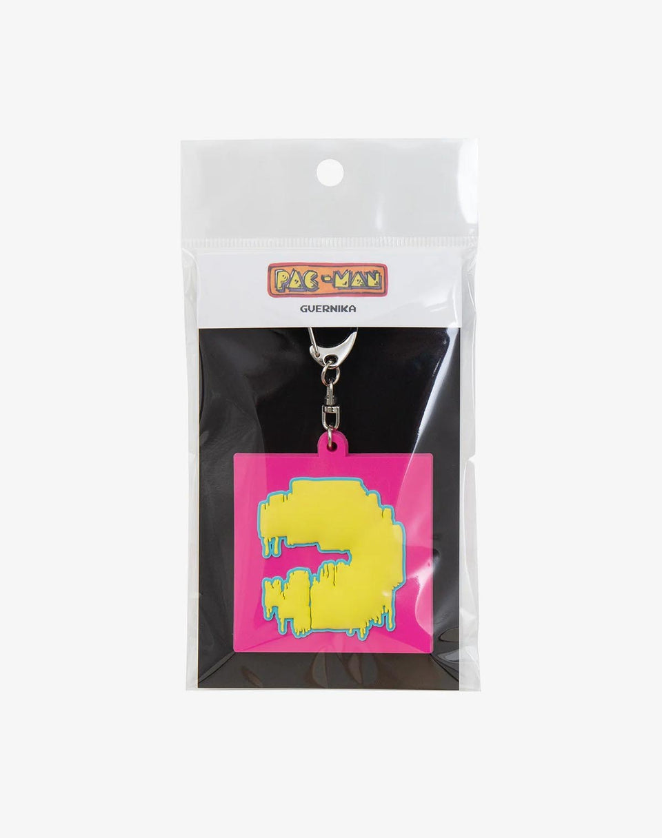 guernika x PAC-MAN Rubber Keychain / Pink