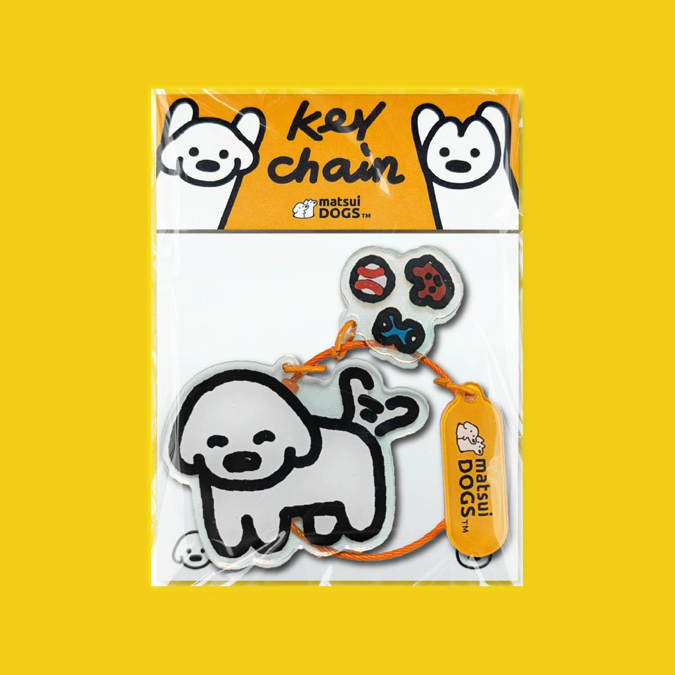 "matsui DOGS" Acrylic Keychain "JOY"