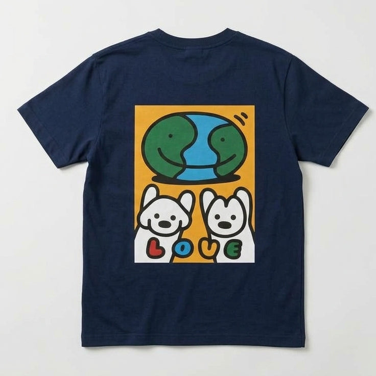 "matsui DOGS" Print Tee / LOVE