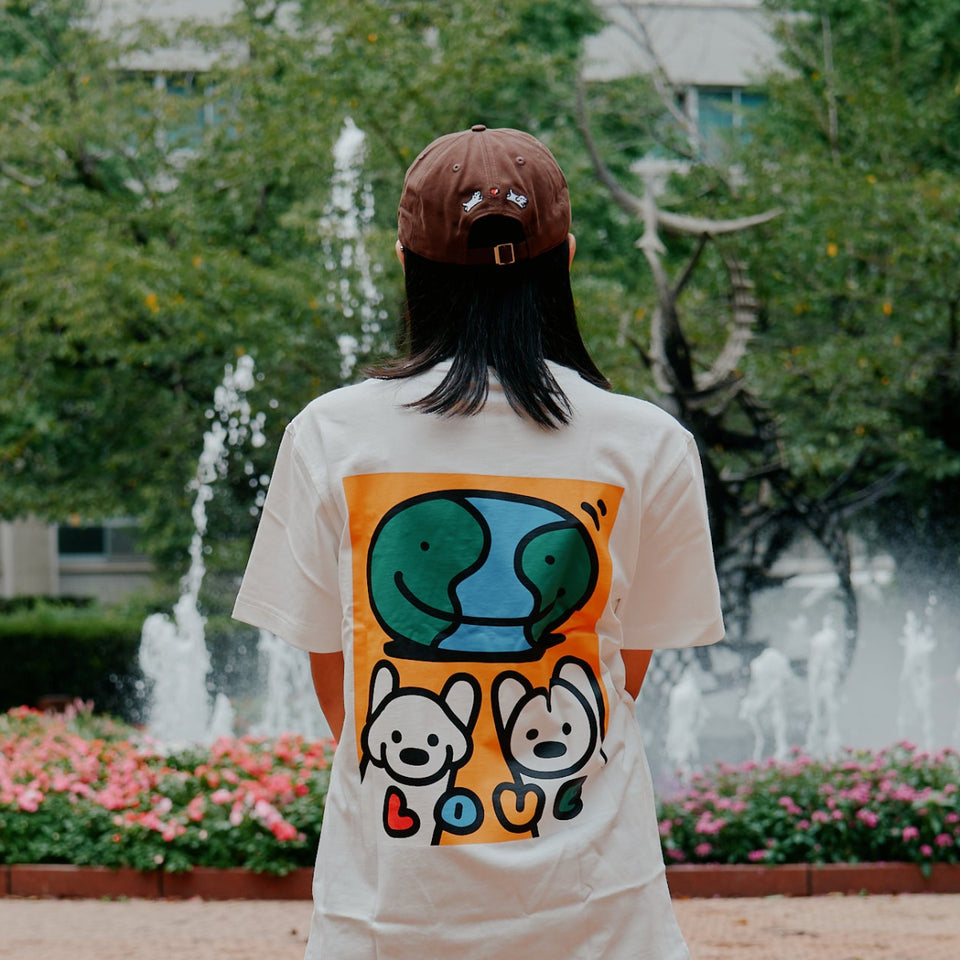 "matsui DOGS" Print Tee / LOVE