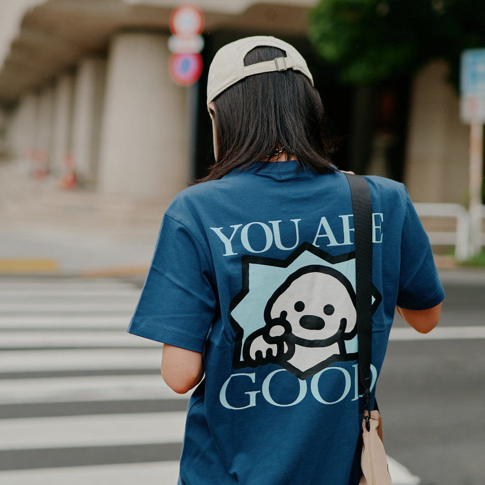 "matsui DOGS" Print Tee / YOU ARE GOOD