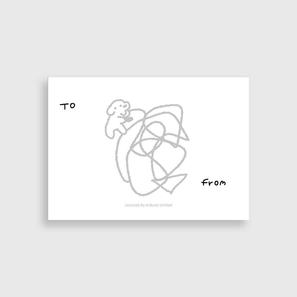 "matsui DOGS" Postcard / FLY HIGH