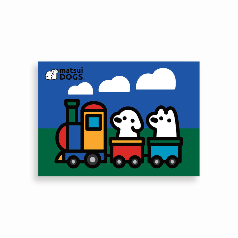 "matsui DOGS" POSTCARD / JOURNEY