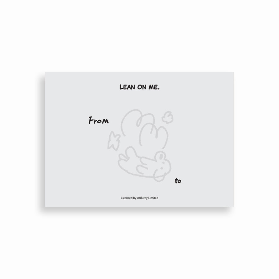 "matsui DOGS" POSTCARD / LEAN ON ME