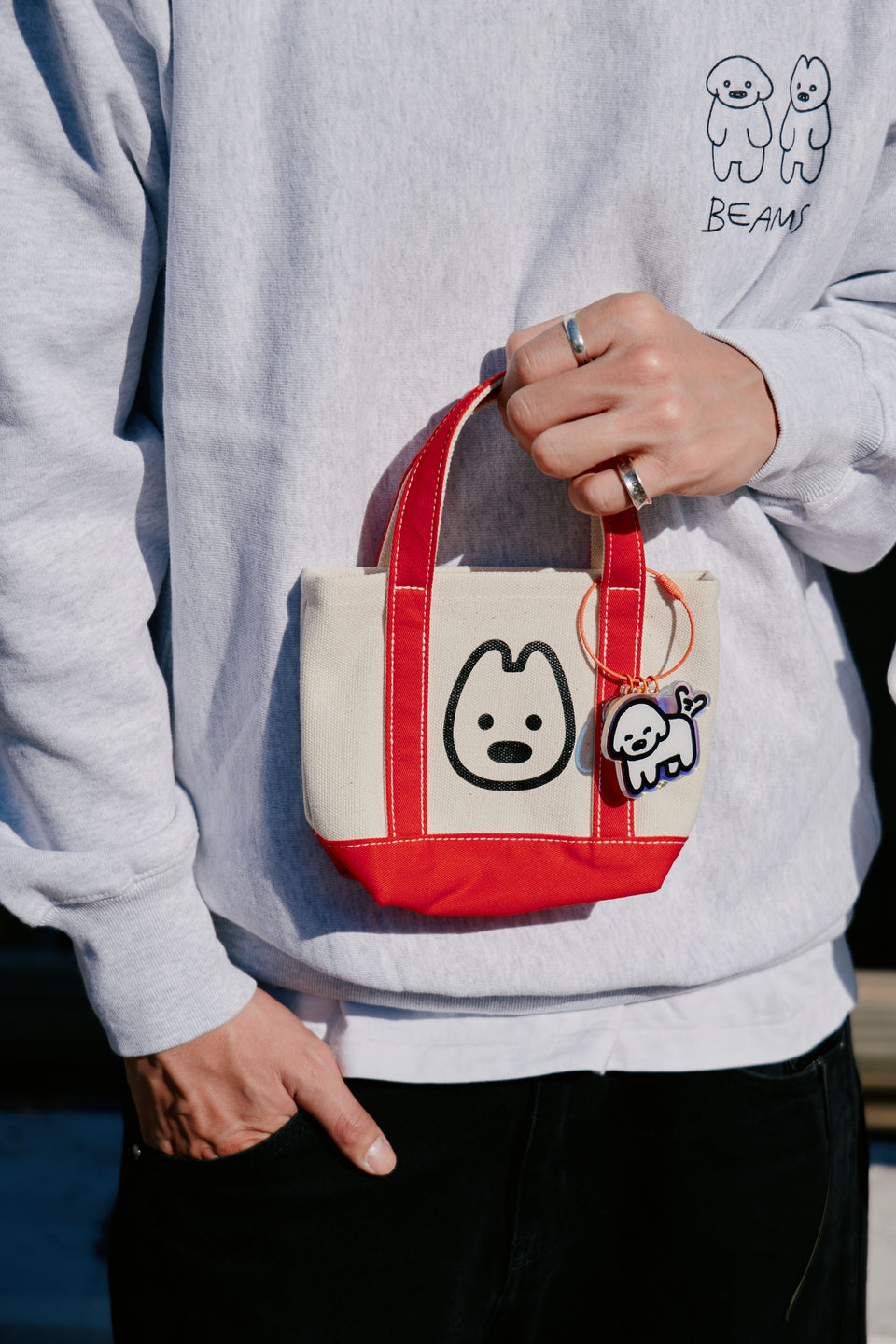 "matsui DOGS" CANVAS TOTE BAG