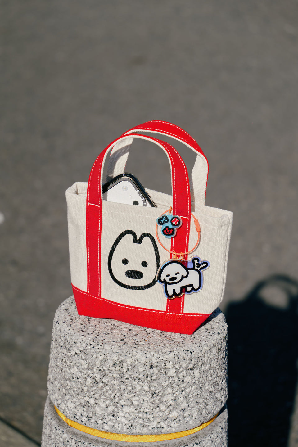 "matsui DOGS" CANVAS TOTE BAG
