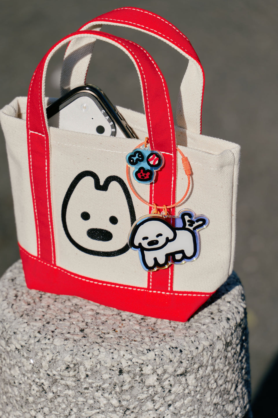 "matsui DOGS" CANVAS TOTE BAG