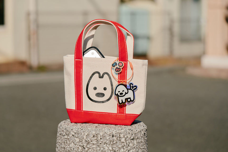 "matsui DOGS" CANVAS TOTE BAG