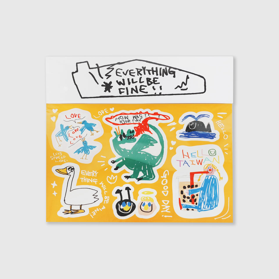 "OGAWA NATSUMI" STICKER / HOW WAS YOUR DAY?