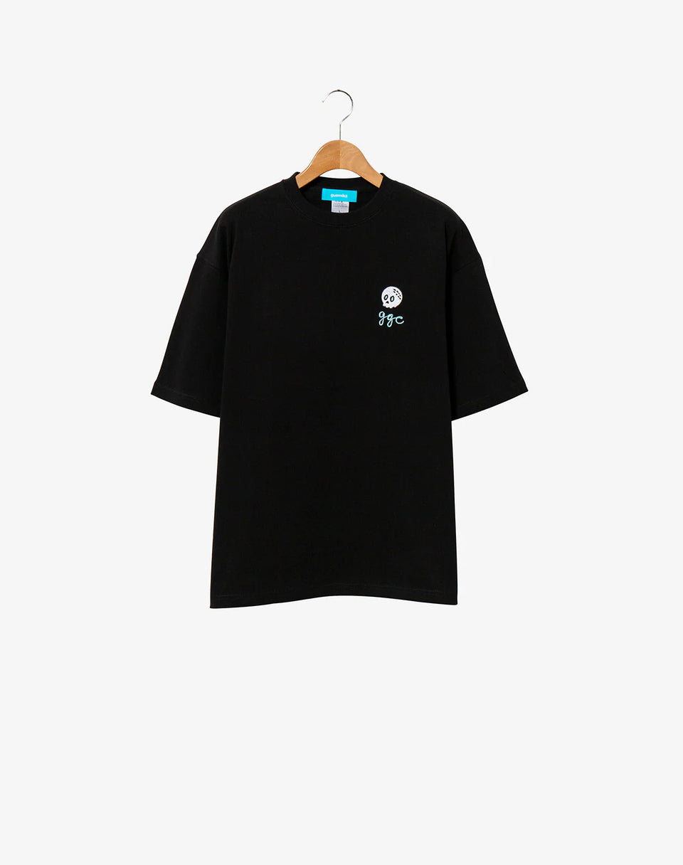 LOST BALL & GGC EMBRO T-SHIRT/ BLACK