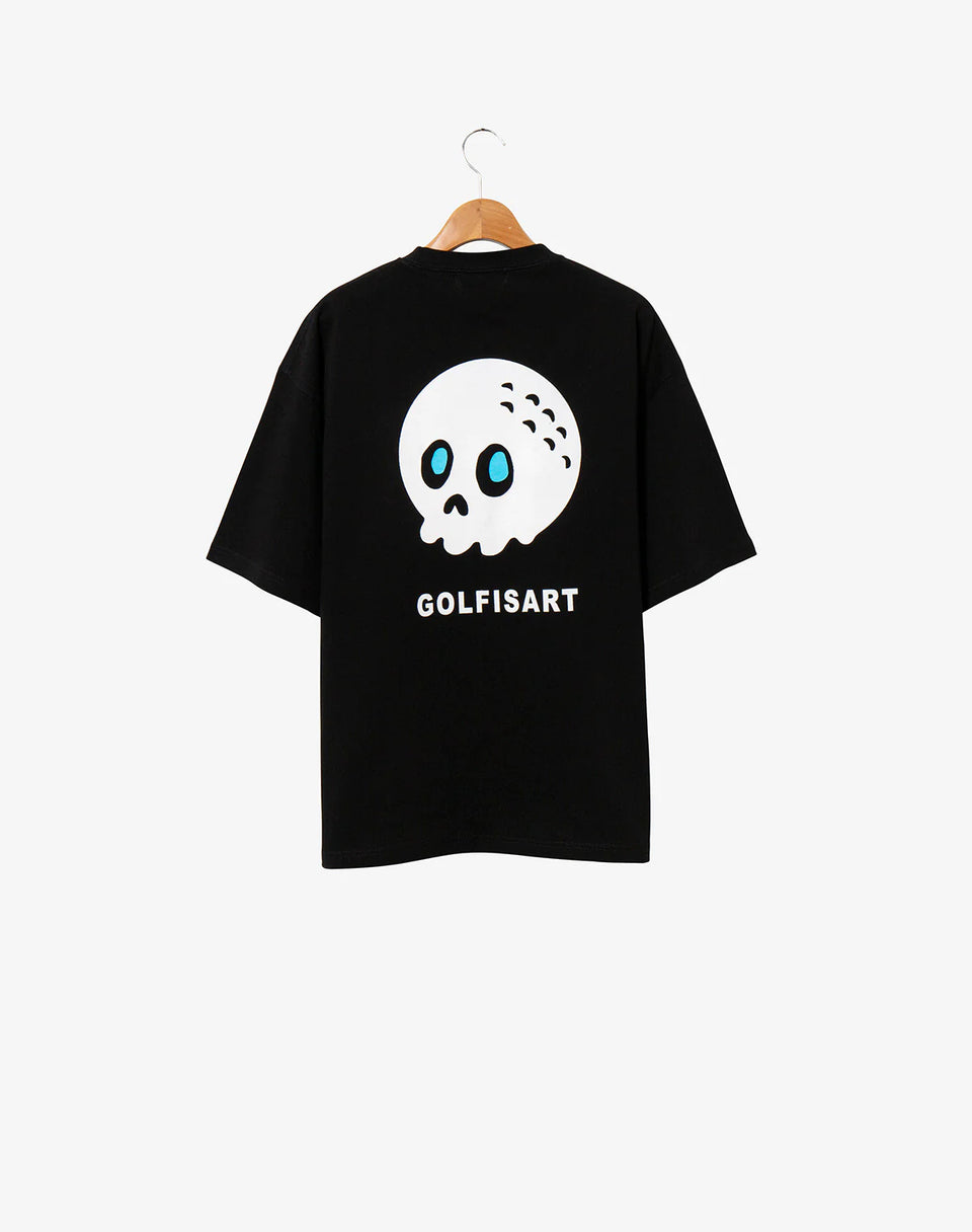 LOST BALL & GGC EMBRO T-SHIRT/ BLACK