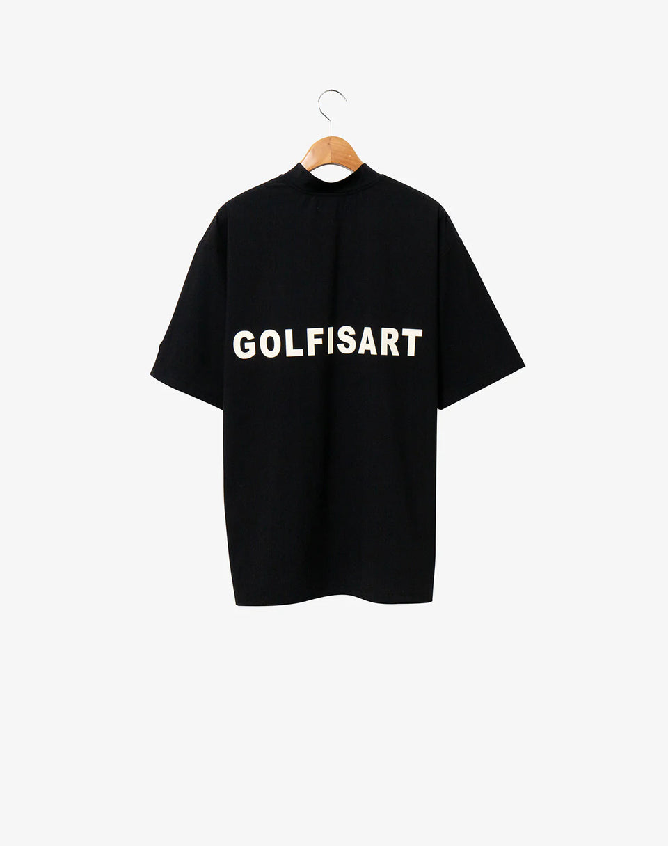 GOLFISART MOCK NECK / BLACK