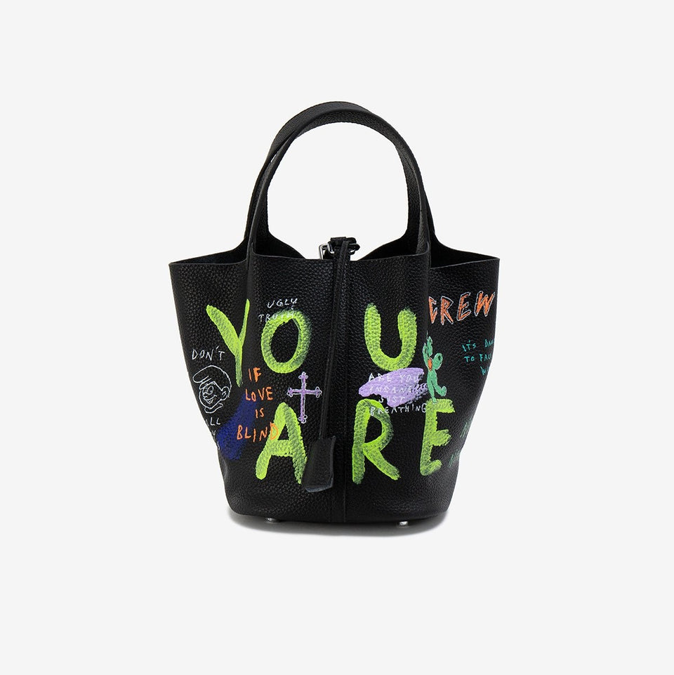 "Come as you are" Cube Bag -Size L