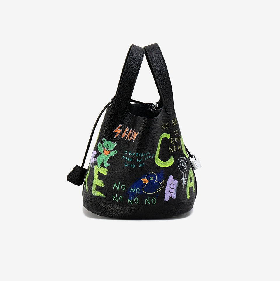 "Come as you are" Cube Bag -Size L