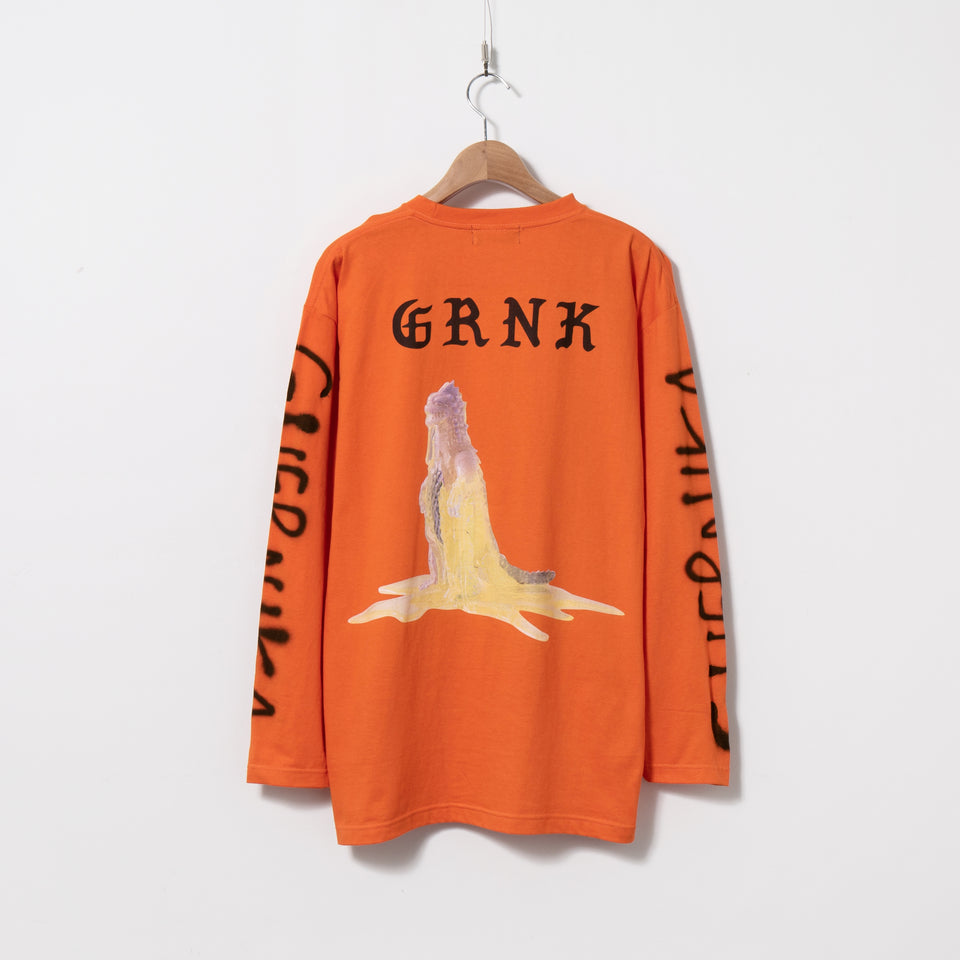 Hand Painted Long Sleeve Tee No.GR-LST-5